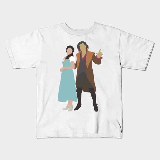 Rumbelle - Once Upon a Time Kids T-Shirt by eevylynn